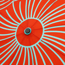 和柄ﾃｷｽﾀｲﾙ 三つ折り畳み傘 蝶車-花緑青(わがらてきすたいる みつおりたたみかさ ちょうしゃ-はなろくしょう-)