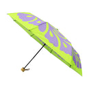 和柄ﾃｷｽﾀｲﾙ 三つ折り畳み傘 九条下がり藤-若草(わがらてきすたいる みつおりたたみかさ くじょうさがりふじ-わかくさ-)