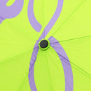 和柄ﾃｷｽﾀｲﾙ 三つ折り畳み傘 九条下がり藤-若草(わがらてきすたいる みつおりたたみかさ くじょうさがりふじ-わかくさ-)