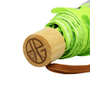 和柄ﾃｷｽﾀｲﾙ 三つ折り畳み傘 九条下がり藤-若草(わがらてきすたいる みつおりたたみかさ くじょうさがりふじ-わかくさ-)