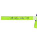 和柄ﾃｷｽﾀｲﾙ 三つ折り畳み傘 九条下がり藤-若草(わがらてきすたいる みつおりたたみかさ くじょうさがりふじ-わかくさ-)