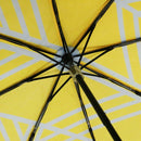 和柄ﾃｷｽﾀｲﾙ 三つ折り畳み傘 丸に違い鷹の羽-浅縹(わがらてきすたいるみつおりたたみかさ  まるにちがいたかのはね-あさはなだ-)