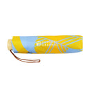 和柄ﾃｷｽﾀｲﾙ 三つ折り畳み傘 丸に違い鷹の羽-浅縹(わがらてきすたいるみつおりたたみかさ  まるにちがいたかのはね-あさはなだ-)