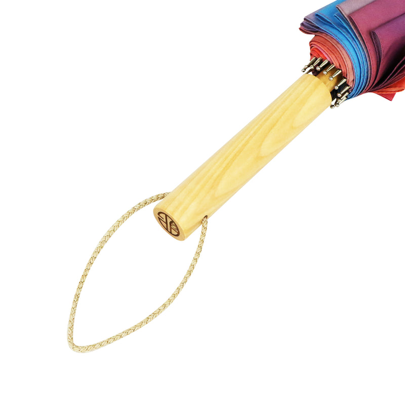 和柄ﾃｷｽﾀｲﾙ 16本長傘-夕雲-(わがらてきすたいるじゅうろっぽんながかさ -ゆうぐも-)