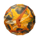 和柄テキスタイル 天然竹16本骨長傘‐SUMI／見返り美人(わがらてきすたいる てんねんだけ16ぽんほねなががさ-すみ／みかえりびじん)