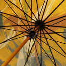 和柄テキスタイル 天然竹16本骨長傘‐SUMI／見返り美人(わがらてきすたいる てんねんだけ16ぽんほねなががさ-すみ／みかえりびじん)