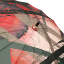 和柄テキスタイル 天然竹16本骨長傘‐SUMI／梅屋敷(わがらてきすたいる てんねんだけ16ぽんほねなががさ-すみ／うめやしき)