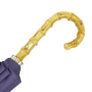 天然竹16本長傘 丸に木瓜-菫色(てんねんたけじゅうろっぽんながかさ まるにもっこう-すみれいろ-)