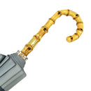 天然竹16本長傘 丸に木瓜-灰青(てんねんたけじゅうろっぽんながかさ まるにもっこう-はいせい-)