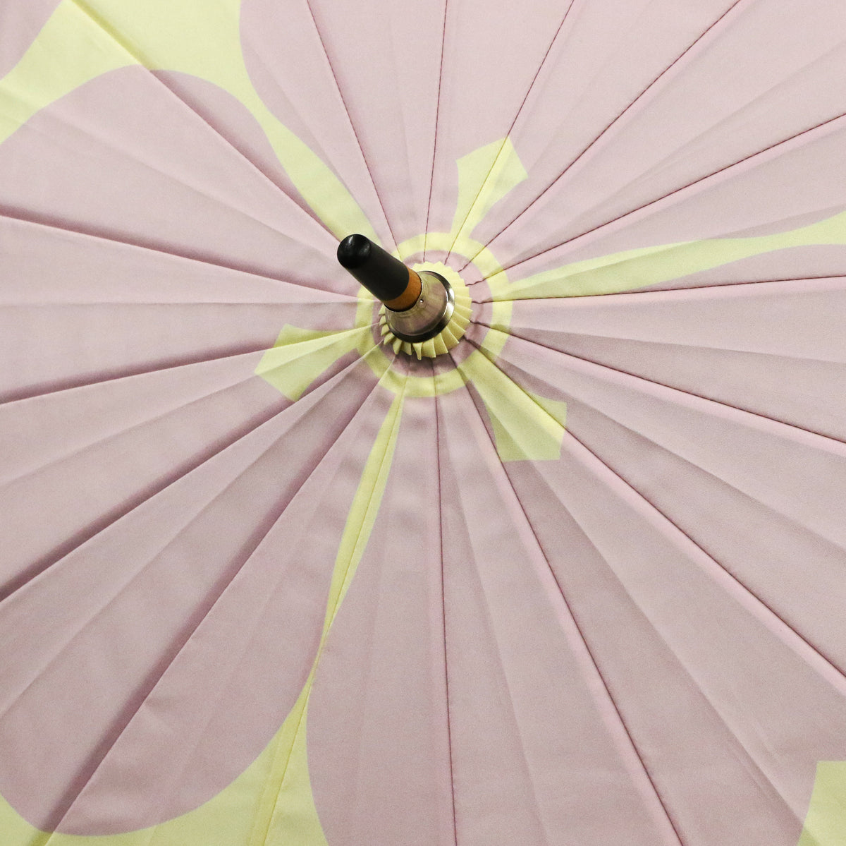 天然竹16本長傘 七つ酢漿草-女郎花｜おしゃれな和柄傘ブランド［和傘や