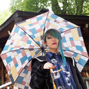 丸屋根深張傘-モンドリアン(まるやねふかばりがさ)