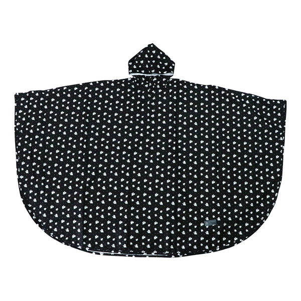 和柄テキスタイル 雨合羽-徒桜(わがらてきすとたいる あまがっぱ-あだざくら-)