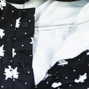 和柄テキスタイル 雨合羽-徒桜(わがらてきすとたいる あまがっぱ-あだざくら-)