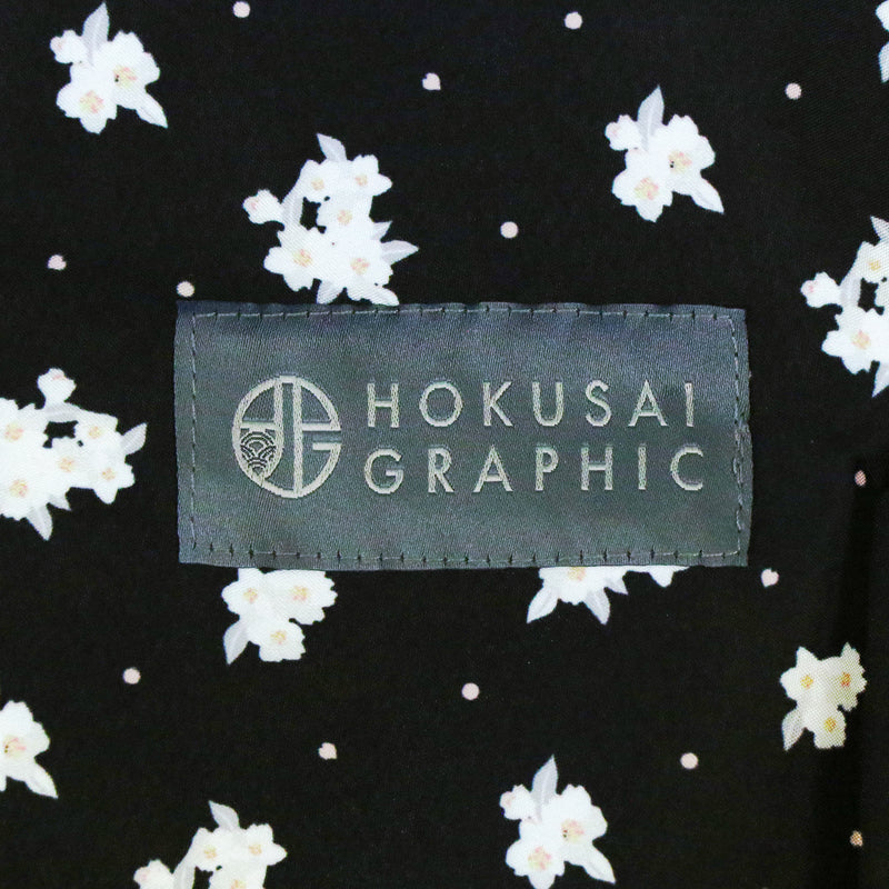 和柄テキスタイル 雨合羽-徒桜(わがらてきすとたいる あまがっぱ-あだざくら-)