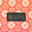 和柄テキスタイル 雨合羽-菊菱(わがらてきすとたいる あまがっぱ-きくびし-)