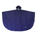 和柄テキスタイル 雨合羽-扇(わがらてきすとたいる あまがっぱ-おうぎ-)