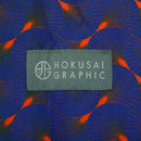 和柄テキスタイル 雨合羽-扇(わがらてきすとたいる あまがっぱ-おうぎ-)