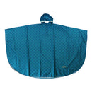 和柄テキスタイル 雨合羽-蓮七宝(わがらてきすとたいる あまがっぱ-はすしっぽう-)