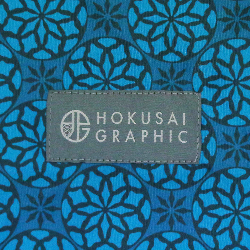 和柄テキスタイル 雨合羽-蓮七宝(わがらてきすとたいる あまがっぱ-はすしっぽう-)