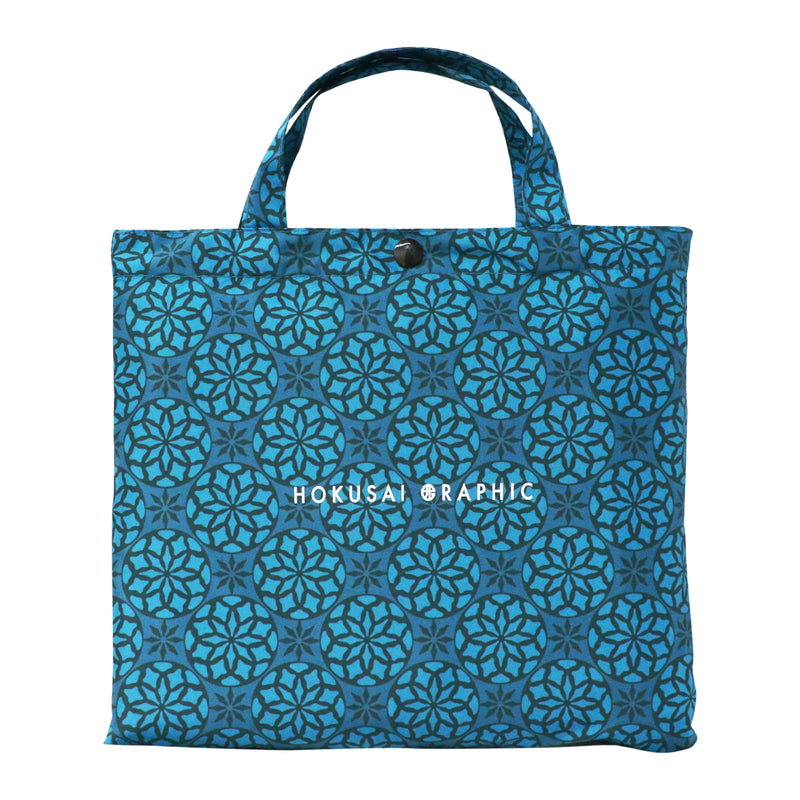 和柄テキスタイル 雨合羽-蓮七宝(わがらてきすとたいる あまがっぱ-はすしっぽう-)