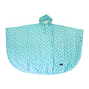 和柄テキスタイル 雨合羽-サバトラ白猫(わがらてきすとたいる あまがっぱ-さばとら-)