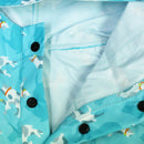 和柄テキスタイル 雨合羽-サバトラ白猫(わがらてきすとたいる あまがっぱ-さばとら-)