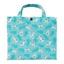 和柄テキスタイル 雨合羽-サバトラ白猫(わがらてきすとたいる あまがっぱ-さばとら-)