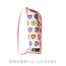 【新型】和柄テキスタイル 折り畳み傘袋-手毬／桃(わがらてきすたいる 折りたたみ傘ケース-てまり／もも)