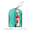 【新型】和柄テキスタイル 折り畳み傘袋-七宝／鶯色(わがらてきすたいる 折りたたみ傘ケース-しっぽう／うぐいすいろ)