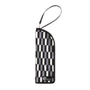 【新型】和柄テキスタイル 折り畳み傘袋-矢絣／黒檀(わがらてきすたいる 折りたたみ傘ケース-やがすり／こくたん)