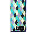 【新型】和柄テキスタイル 折り畳み傘袋-網目／濃紺(わがらてきすたいる 折りたたみ傘ケース-あみめ／のうこん)