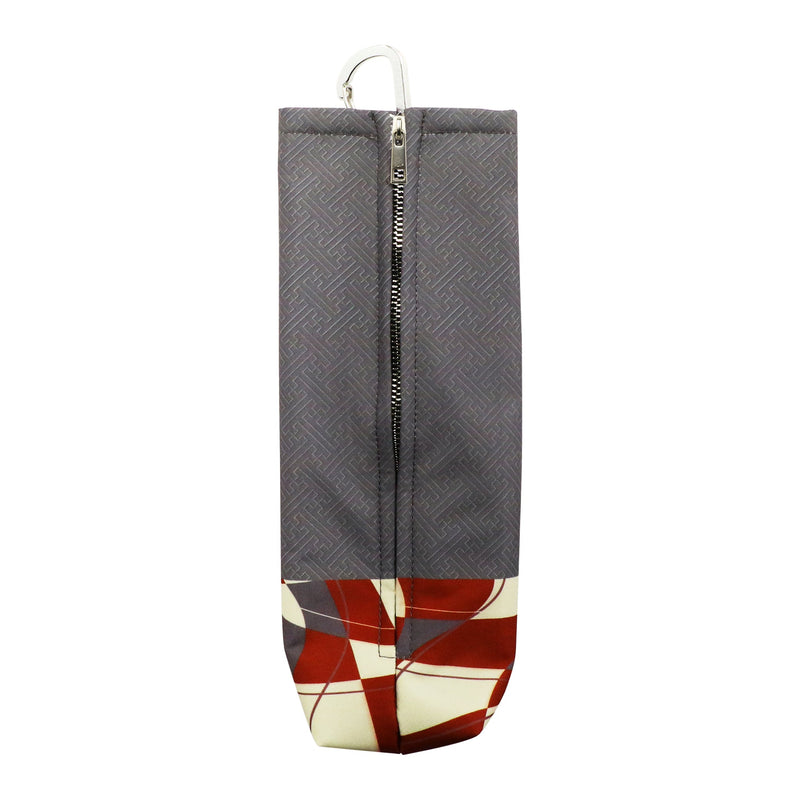 和柄テキスタイル金輪折りたたみ傘袋-紗綾形(わがらてきすたいるかなわ折りたたみ傘ケース-さやがた)