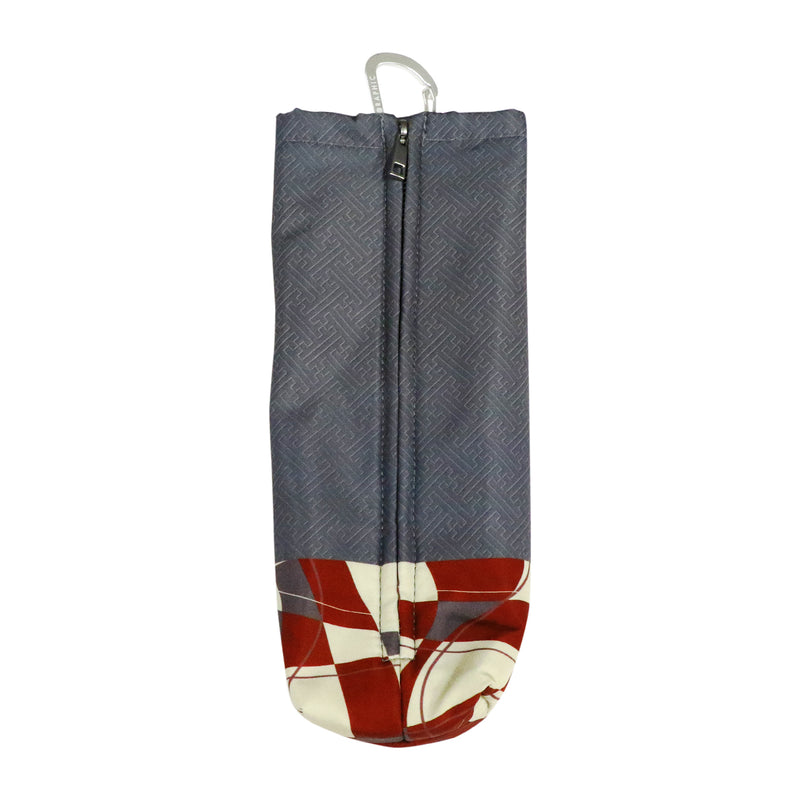 和柄テキスタイル金輪折りたたみ傘袋-紗綾形(わがらてきすたいるかなわおりたたみかさけーす-さやがた)