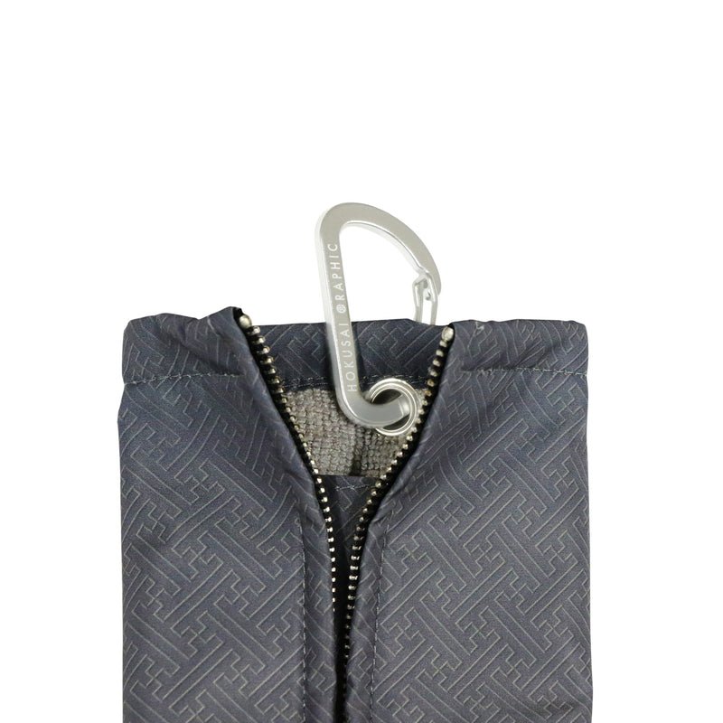 和柄テキスタイル金輪折りたたみ傘袋-紗綾形(わがらてきすたいるかなわおりたたみかさけーす-さやがた)