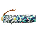 和柄テキスタイル 三つ折り畳み傘‐硝子菊／浅葱（わがらてきすたいる みつ折りたたみ傘-がらすぎく／あさぎ）