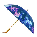 和柄テキスタイル 極 16本長傘-遊泳海月／暗(わがらてきすたいる きわみ 16ぽんほねなががさ‐ゆうえいくらげ／あん)