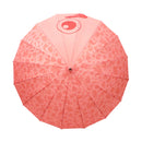 和柄テキスタイル 極 16本長傘- 唐傘小僧／紅梅(わがらてきすたいる きわみ 16ぽんほねなががさ‐からかさこぞう／こうばい)