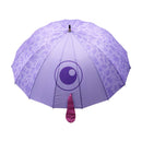 和柄テキスタイル 極 16本長傘- 唐傘小僧／藤紫(わがらてきすたいる きわみ 16ぽんほねなががさ‐からかさこぞう／ふじむらさき)