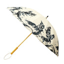 和柄テキスタイル 極 16本長傘-八咫烏／黒翼(わがらてきすたいる きわみ 16ぽんほねなががさ‐やたがらす／こくよく)