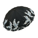 和柄テキスタイル 極 16本長傘-八咫烏／白翼(わがらてきすたいる きわみ 16ぽんほねなががさ‐やたがらす／はくよく)