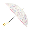 極 和柄透明傘-海月色彩水墨(きわみ わがらビニール傘-くらげしきさいすいぼく)