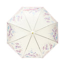 極 和柄透明傘-海月色彩水墨(きわみ わがらビニール傘-くらげしきさいすいぼく)