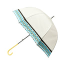 極 丸屋根深張透明傘-籠目鶴帯(きわみ ドームビニール傘-かごめつるおび)