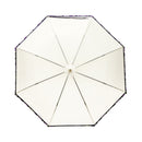 極 丸屋根深張透明傘-縞杜若帯(きわみ ドームビニール傘-しまかきつばたおび)