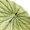 極 16本骨透明傘-鶯(きわみ 16ぽんほねビニール傘-うぐいす)