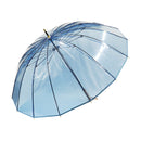 極 16本骨透明傘-藍(きわみ 16ぽんほねビニール傘-あい)