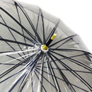 極 16本骨透明傘-墨(きわみ 16ぽんほねビニール傘-すみ)