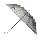 極 16本骨透明傘-墨(きわみ 16ぽんほねビニール傘-すみ)