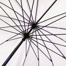 極 16本骨透明傘-藤(きわみ 16ぽんほねビニール傘-ふじ)