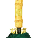 和柄テキスタイル 天然竹16本骨透明傘-蜘蛛巣切子(わがらてきすたいる てんねんだけ16ぽんほねビニール傘-くものすきりこ)